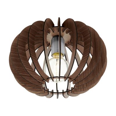 Brun design taklampa trä, Kiran