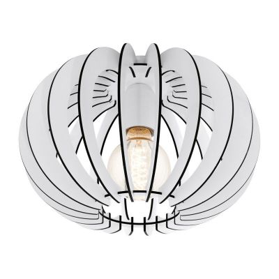 Vit design taklampa trä, Kiran