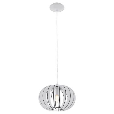 Vit rustik fönsterlampa trä, Kiran
