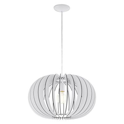 Vit rustik fönsterlampa trä, Kiran