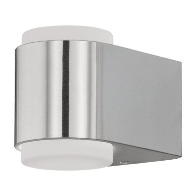 Silver modern utelampa plast, Lyza, 3W, 3000K LED, IP44