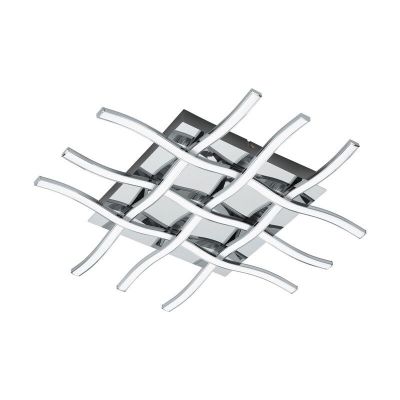 Krom modern taklampa stål, Arantxa, 36W, 3000K LED