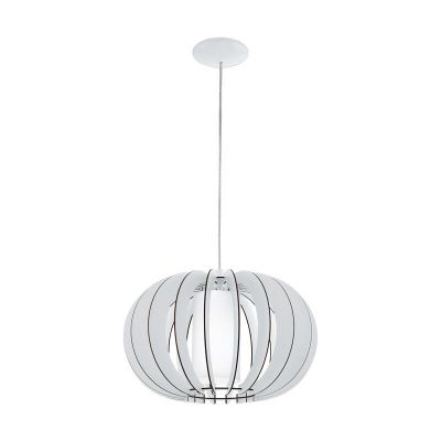 Vit rustik fönsterlampa trä, Kiran