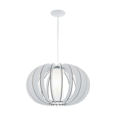 Vit rustik fönsterlampa trä, Kiran