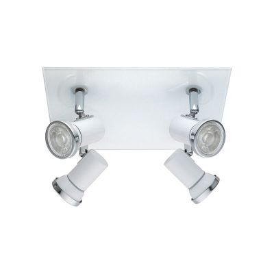 Krom spotlight tak glas, Jasmijn, IP44