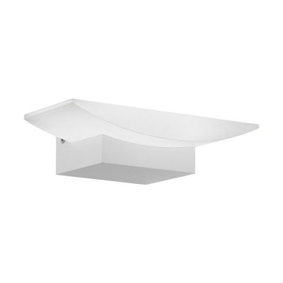 Vit vägglampa plast, Beatriz, 6W, 3000K LED