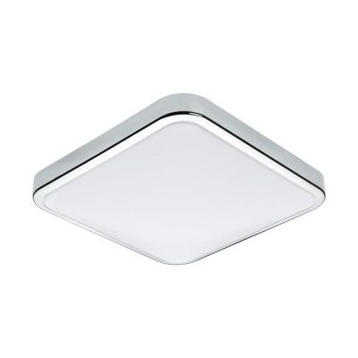 Krom vägglampa plast, Beyza, 16W, 3000K LED, IP44