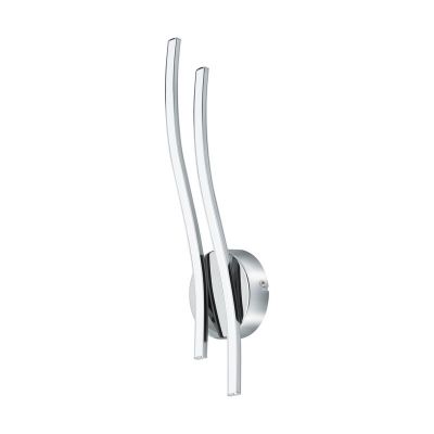 Krom modern vägglampa aluminium, Yorian, 5W, 3000K LED