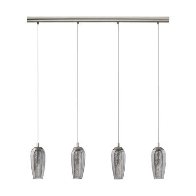 Nickel design fönsterlampa glas, Olcay
