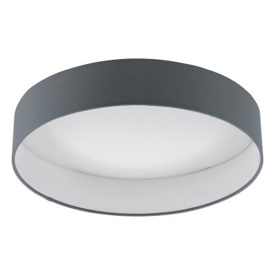 Antracit taklampa tyg, Guido, 18W, 3000K LED