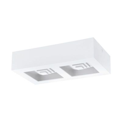 Vit modern plafond stål, Olger, 6W, 3000K LED