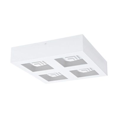 Vit modern plafond stål, Olger, 6W, 3000K LED
