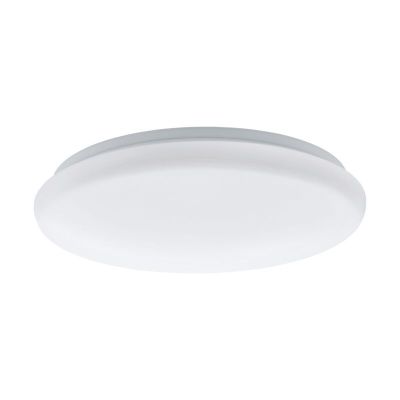 Vit taklampa med sensor stål, Patryk, 12W, 3000K LED