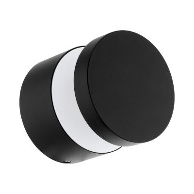 Svart utelampa aluminium, Ian, IP44