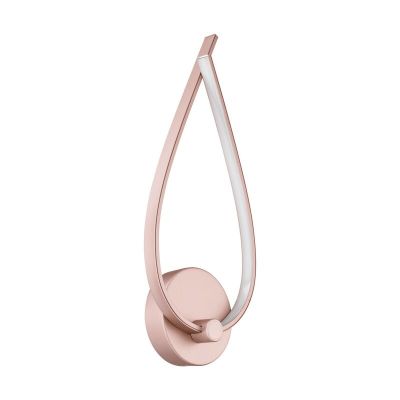 Guld design vägglampa aluminium, Josef, 11W, 3000K LED