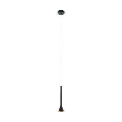 Svart fönsterlampa stål, Marielle