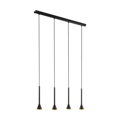 Svart fönsterlampa stål, Marielle