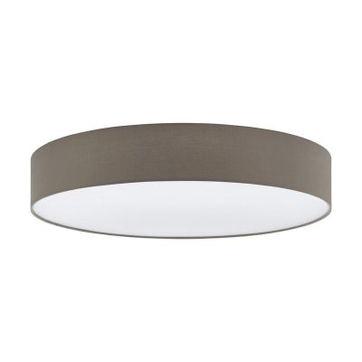 Taupe modern taklampa metall, Abano
