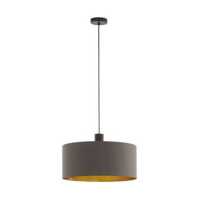 Brun modern fönsterlampa tyg, Mies