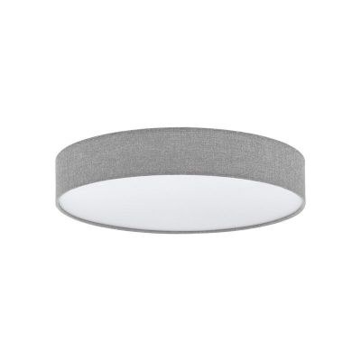 Grå modern taklampa plast, Sila, 40W, varm till kall vit justerbar LED, met fjärrkontroll