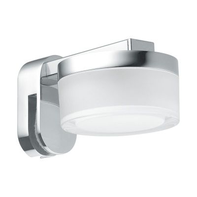 Krom modern spegelbelysning stål, Busra, 4W, 3000K LED, IP44