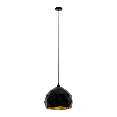 Svart modern fönsterlampa stål, Silva