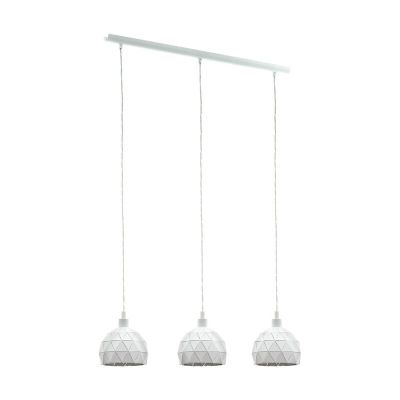 Vit modern fönsterlampa stål, Silva