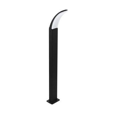 Svart modern utelampa aluminium, Oskar, 11W, 3000K LED, IP44
