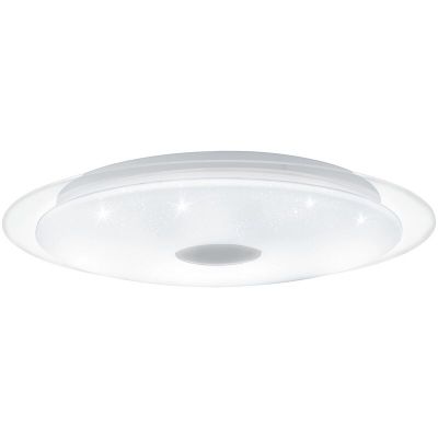 Transparent plafond stål, Dunya, 36W, justerbar ljusfärg LED