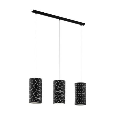 Svart modern fönsterlampa stål, Simona