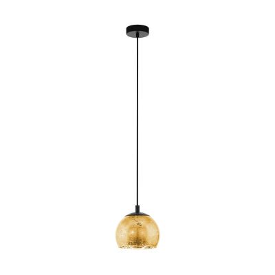 Guld design fönsterlampa glas, Gaston