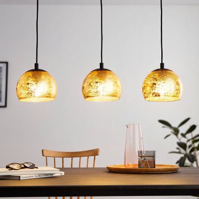 Guld design fönsterlampa glas, Gaston