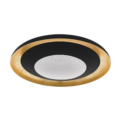 Guld modern plafond plast, Maddy, 24W, justerbar ljusfärg LED