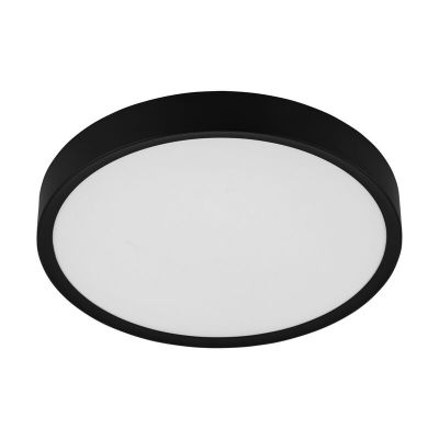 Svart modern plafond plast, Jouk, 33W, 3000K LED