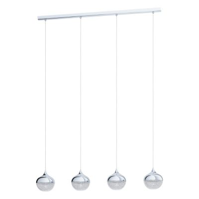 Krom fönsterlampa stål, Evelyn