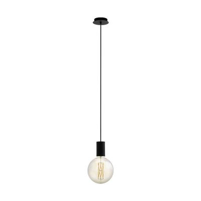 Svart fönsterlampa stål, Samed