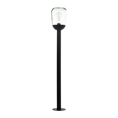 Svart modern utelampa aluminium, Kerwin, IP44