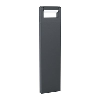 Svart modern utelampa aluminium, Kawa, 4,8W, 3000K LED, IP44