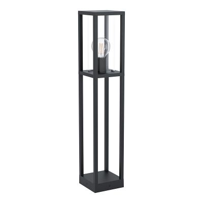 Svart modern utelampa aluminium, Laszlo, IP54