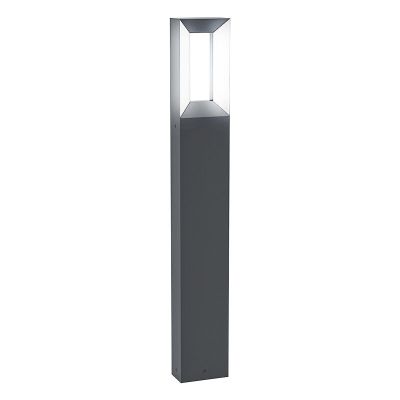 Svart modern utelampa aluminium, Larisa, 5W, 3000K LED, IP44