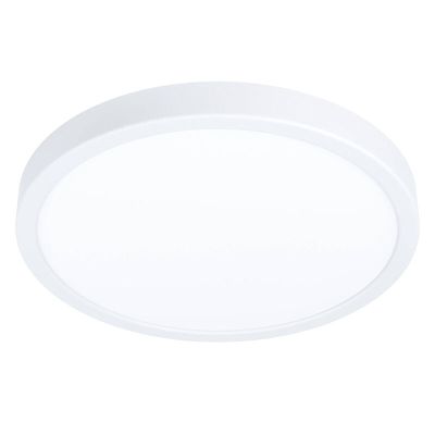 Vit smart taklampa plast, Geraldo, 19,5W, varm till kall vit justerbar LED, IP44