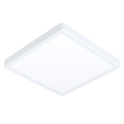 Vit smart taklampa plast, Geraldo, 19,5W, varm till kall vit justerbar LED, IP44