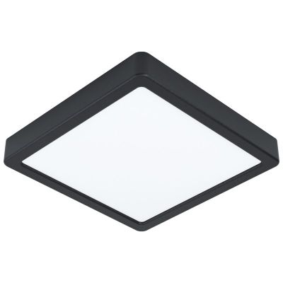 Svart taklampa stål, Pascale, 16W, 3000K LED