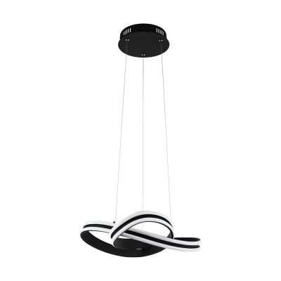 Svart modern fönsterlampa plast, Marigje, 18W, 3000K LED