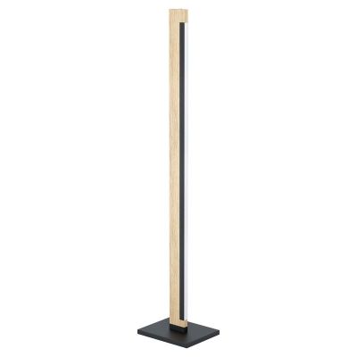 Trä golvlampa brun, Ludovica, 22W, 3000K LED, med brytare