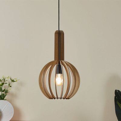 Trä fönsterlampa brun, Kenney