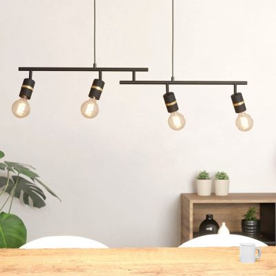 Svart fönsterlampa aluminium, Jelger