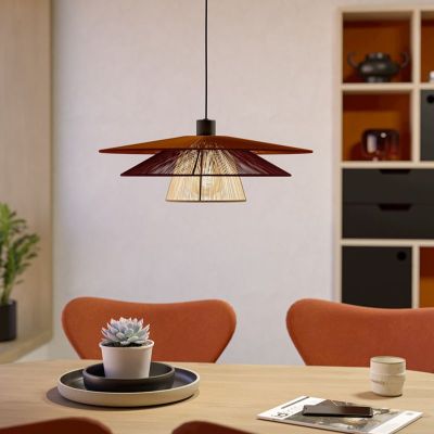 Flerfärgad rustik fönsterlampa tyg, Pignona