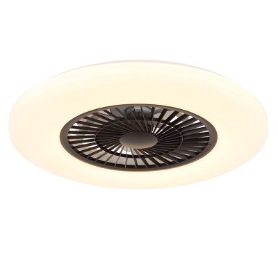 Vit modern takfläkt plast, Kjelt, 40W, RGBW LED, met fjärrkontroll