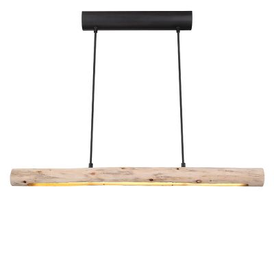 Trä fönsterlampa brun, Abbas, 15W, 3000K LED